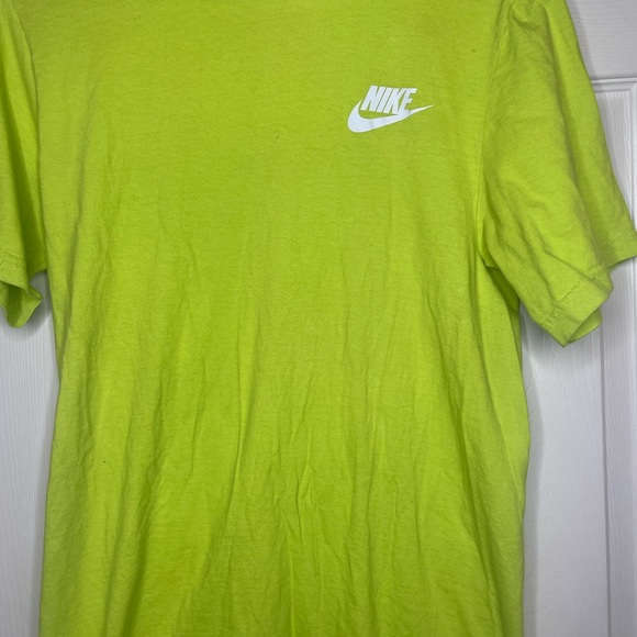 Nike men’s neon yellow tshirt sz small - Picture 3 of 6